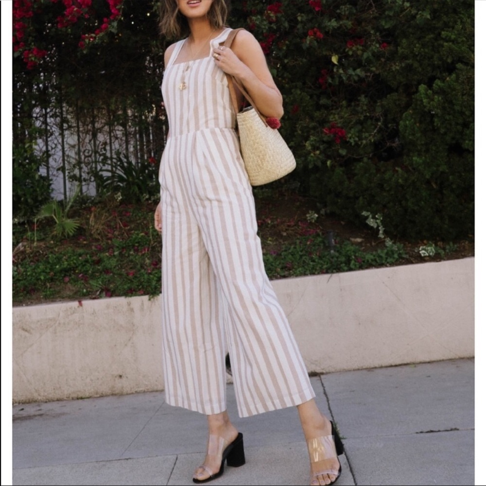 Chriselle x J.O.A Wide Leg Jumpsuit